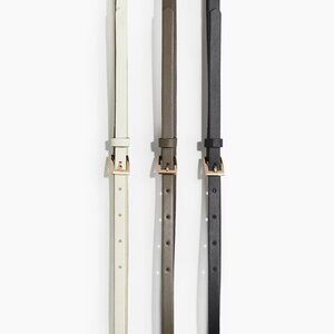 NWT H&M 3-pack Narrow Belts S